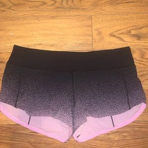 Lululemon speed up short size 8 NWT